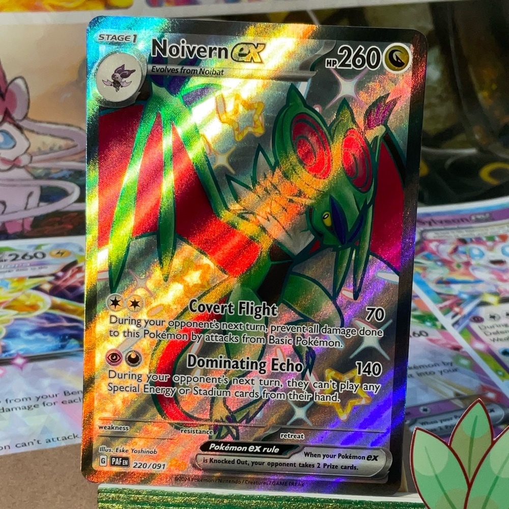 Shiny Noivern EX Full Art SR S&V Paldean Fates 220/091
